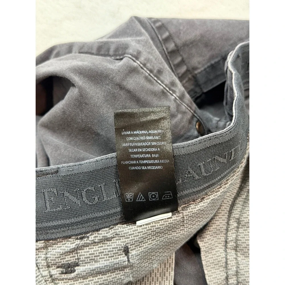 English Laundry Pants Mens 38x29 Charcoal‎ Grey Good Stretch 5-Pocket Chino